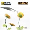 Liang 0101 Paper Sunflowers for Dioramas (laser+ 3D print parts)
